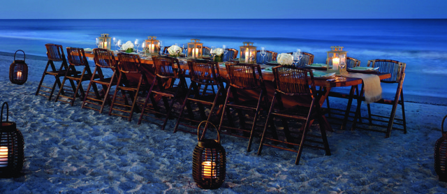 meeting on a beach